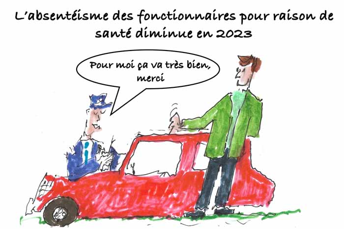 Les clés du social : L'absentéisme des fonctionnaires pour raisons de santé a baissé en 2023