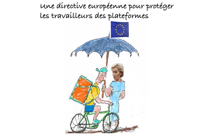 Les clés du social : Une directive européenne pour protéger les travailleurs des plateformes