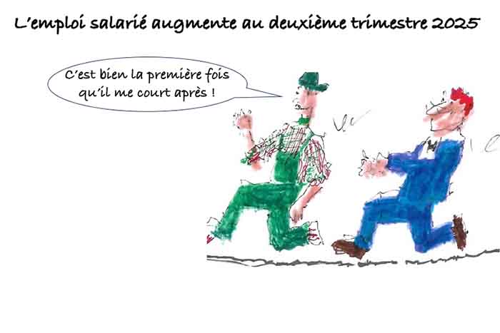 Les clés du social : L'emploi salarié augmente de 0,2 % au deuxième trimestre 2025