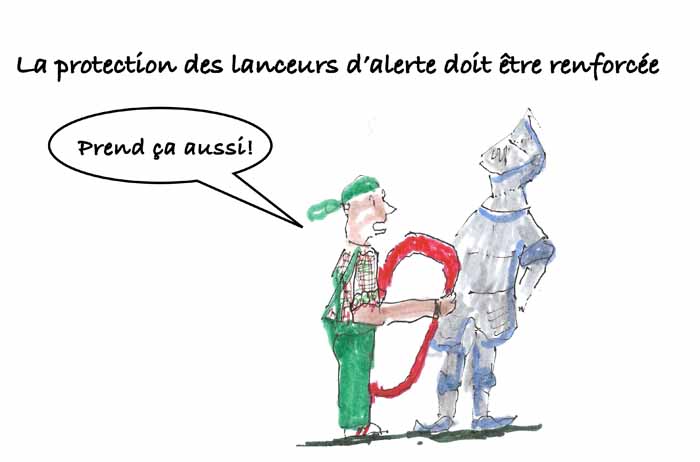 Les clés du social : La protection des lanceurs d'alerte est encore à renforcer